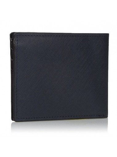 [優質小牛皮]  Calvin Klein Saffinao Leather Slim Wallet  / Navy